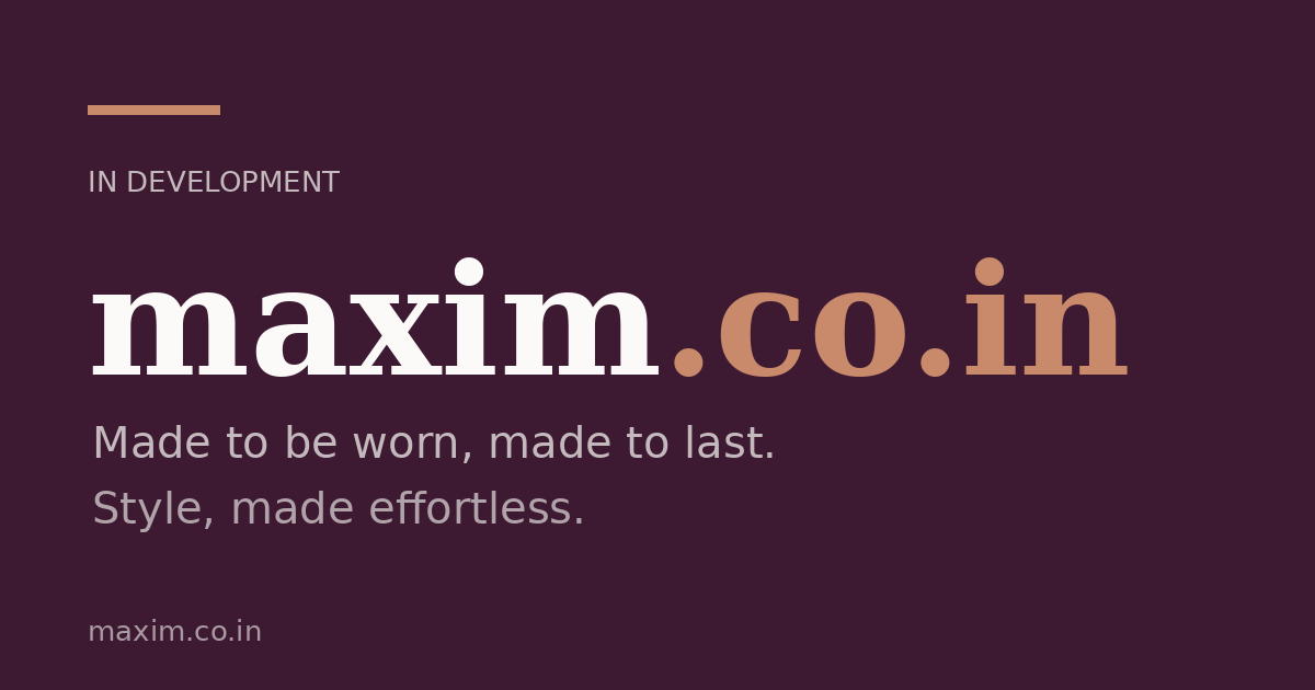 Link preview image for maxim.co.in